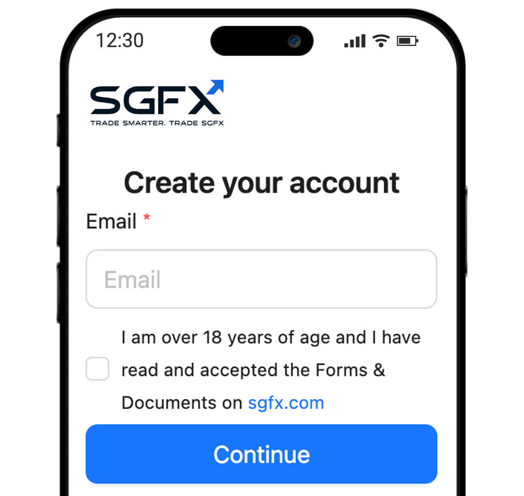 SGFX Registration Screen